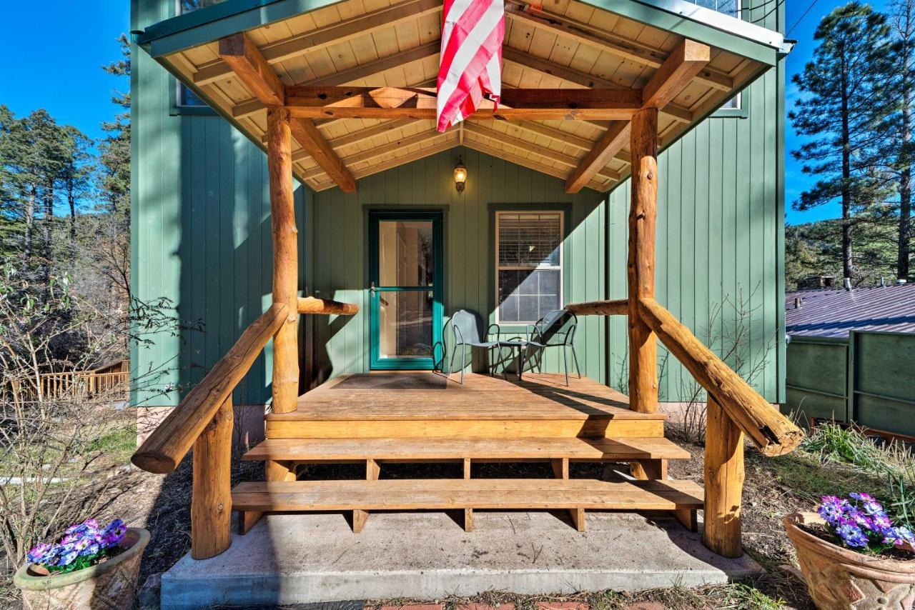 Scenic Riverside Cabin In Ruidoso With Deck And Grill! Exterior photo