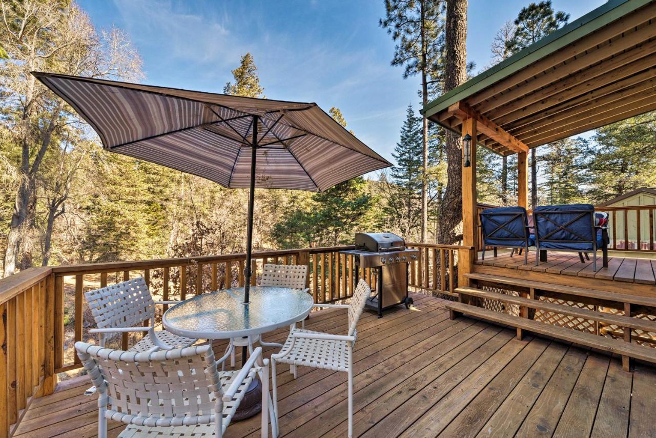 Scenic Riverside Cabin In Ruidoso With Deck And Grill! Exterior photo