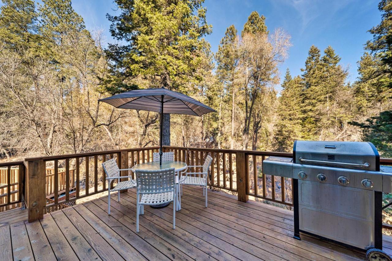 Scenic Riverside Cabin In Ruidoso With Deck And Grill! Exterior photo