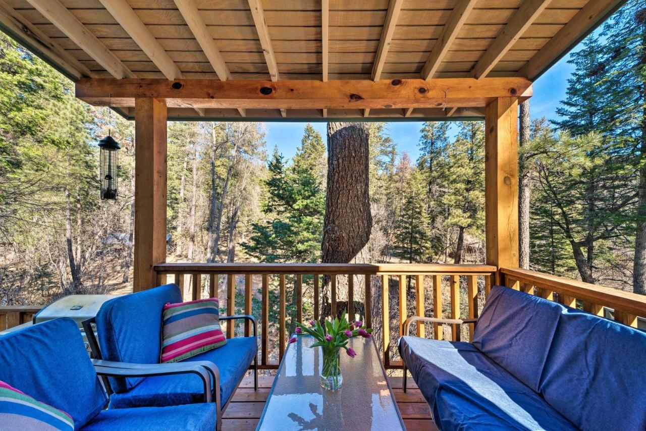 Scenic Riverside Cabin In Ruidoso With Deck And Grill! Exterior photo