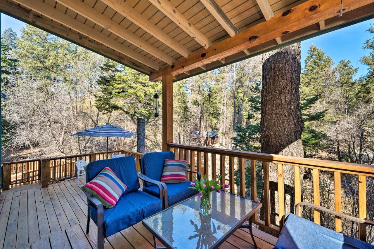 Scenic Riverside Cabin In Ruidoso With Deck And Grill! Exterior photo